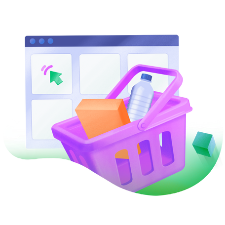Single/Multi Grocery Stores Icon